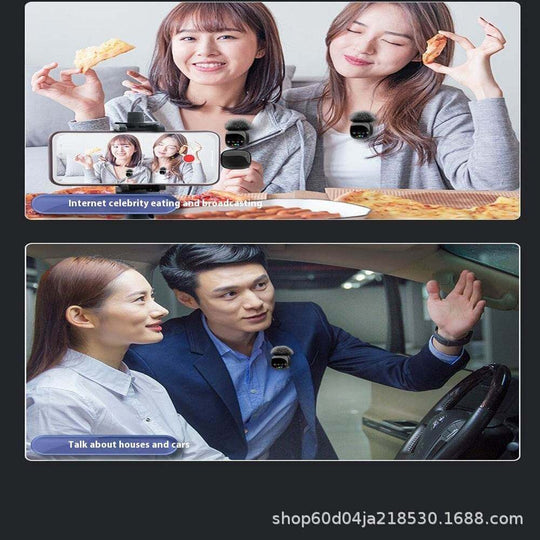 Wireless Microphone Bluetooth Accompaniment Comes With Reverb - Gadget Aliens