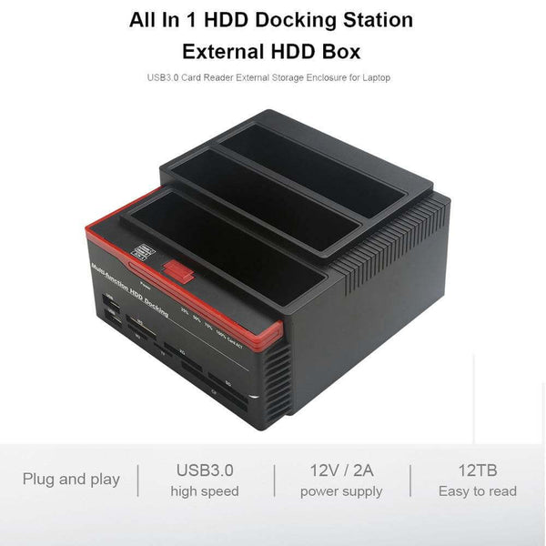 Hard Disk Box Clone Copy Backup Device - Gadget Aliens 