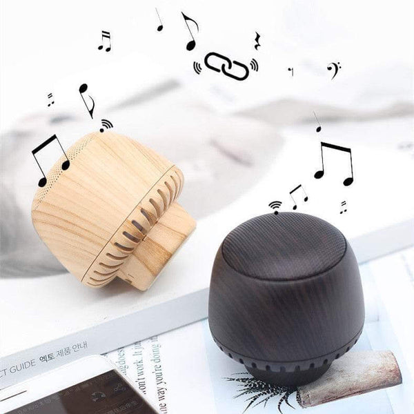 Portable Mushroom Small Audio TWS Pair Box LED With Night Light - Gadget Aliens 