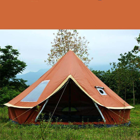 Yurt Tent Outdoor Camping Pyramid Chimney Sunscreen - Gadget Aliens
