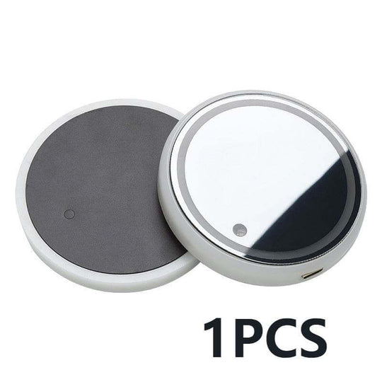 Colorful Cup Holder LED Light-up Coaster Solar & USB Charging Non-slip Coaster Ambient Light For Car Automatically - Gadget Aliens