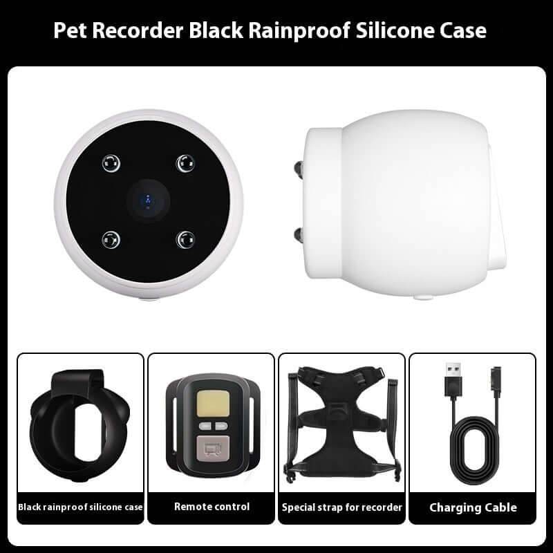 Pets Recorder Pet Tracker Collar Dogs And Cats Viewing Angle Motion Recording Camera Action Camera With Video Records Cat Collars Camera Sport Pet Products - Gadget Aliens 